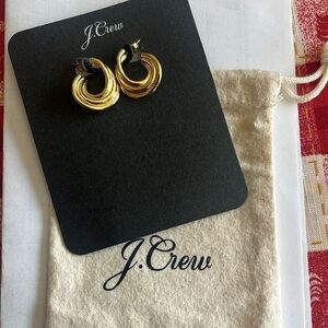 J Crew Gold-tone Earrings NWT